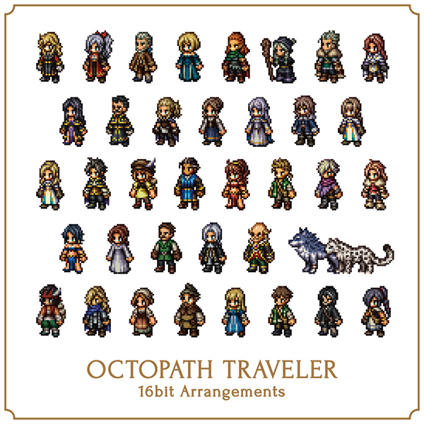 OCTOPATH TRAVELER 16bit Arrangements cover