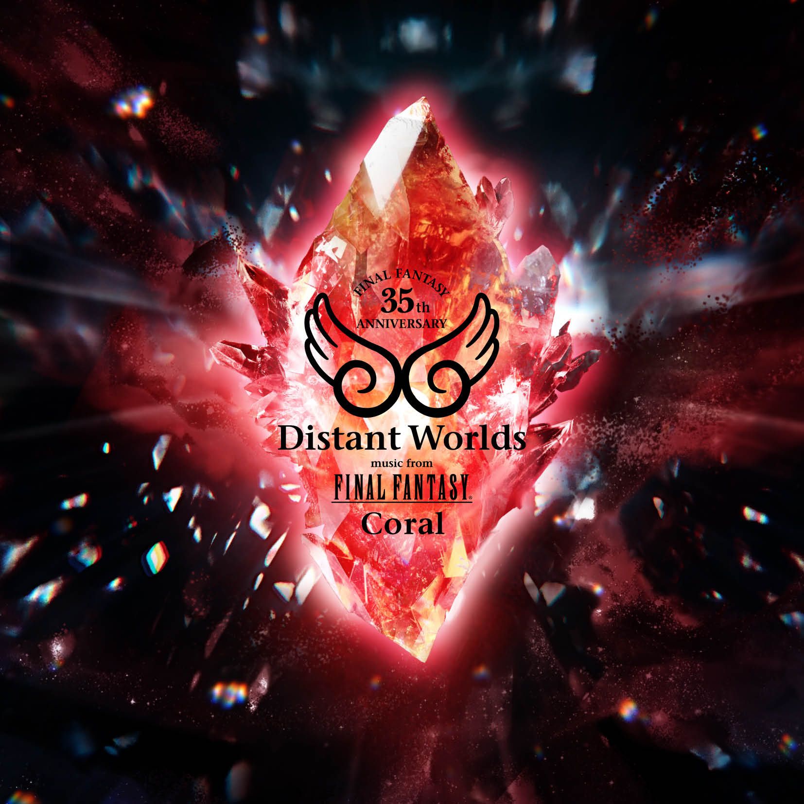 Distant Worlds: music from Final Fantasy 35th Anniversary Coral Live CD  cover