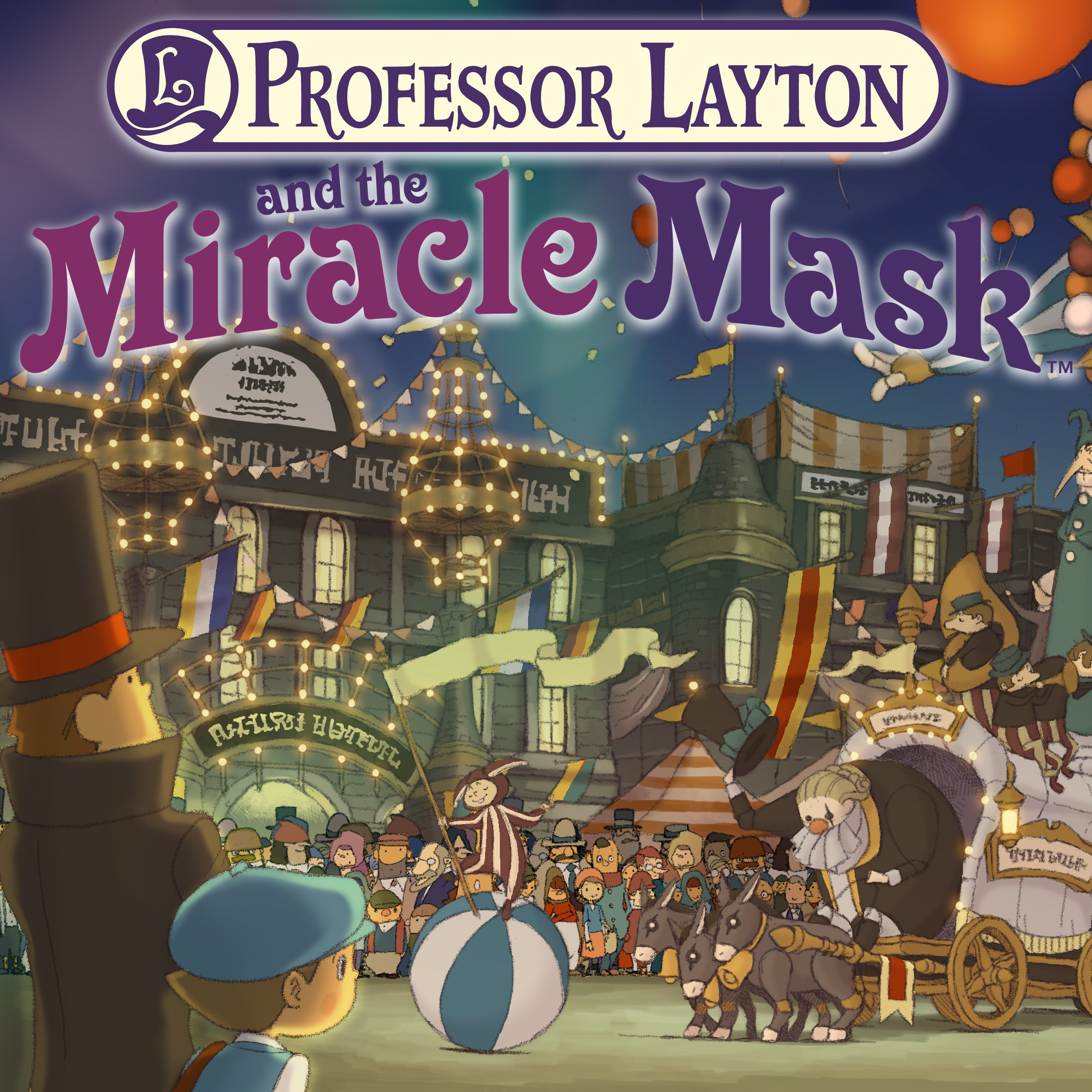 Professor Layton and the Miracle Mask Original Soundtrack cover