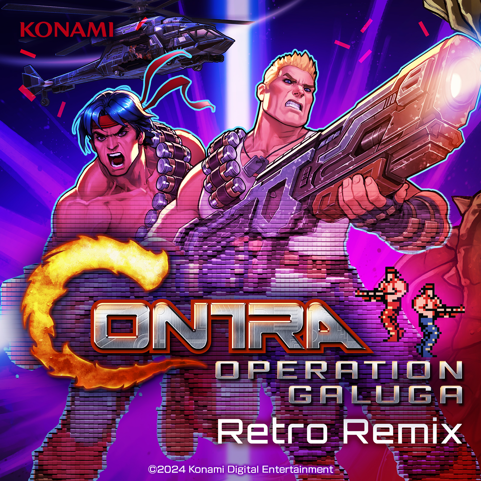 Contra: Operation Galuga Retro Remix cover