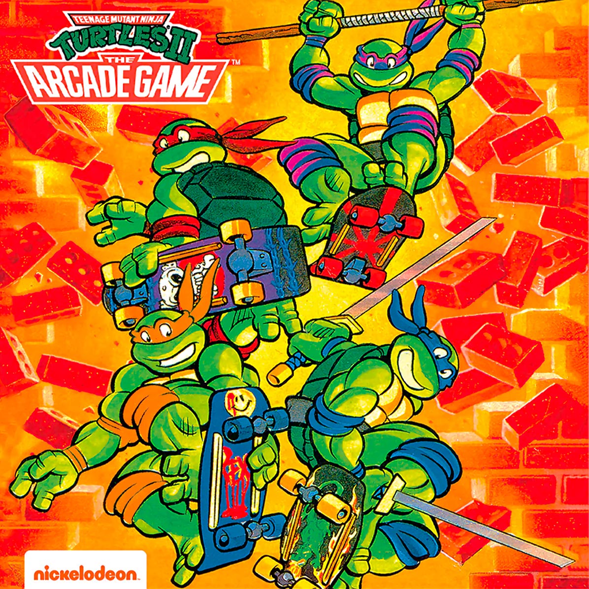Teenage Mutant Ninja Turtles II:The Arcade Game cover