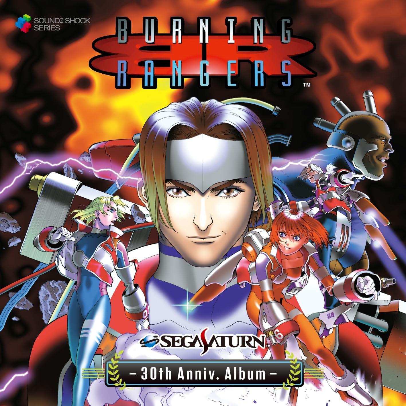 Burning Rangers - Sega Saturn 30th Anniv. Album cover