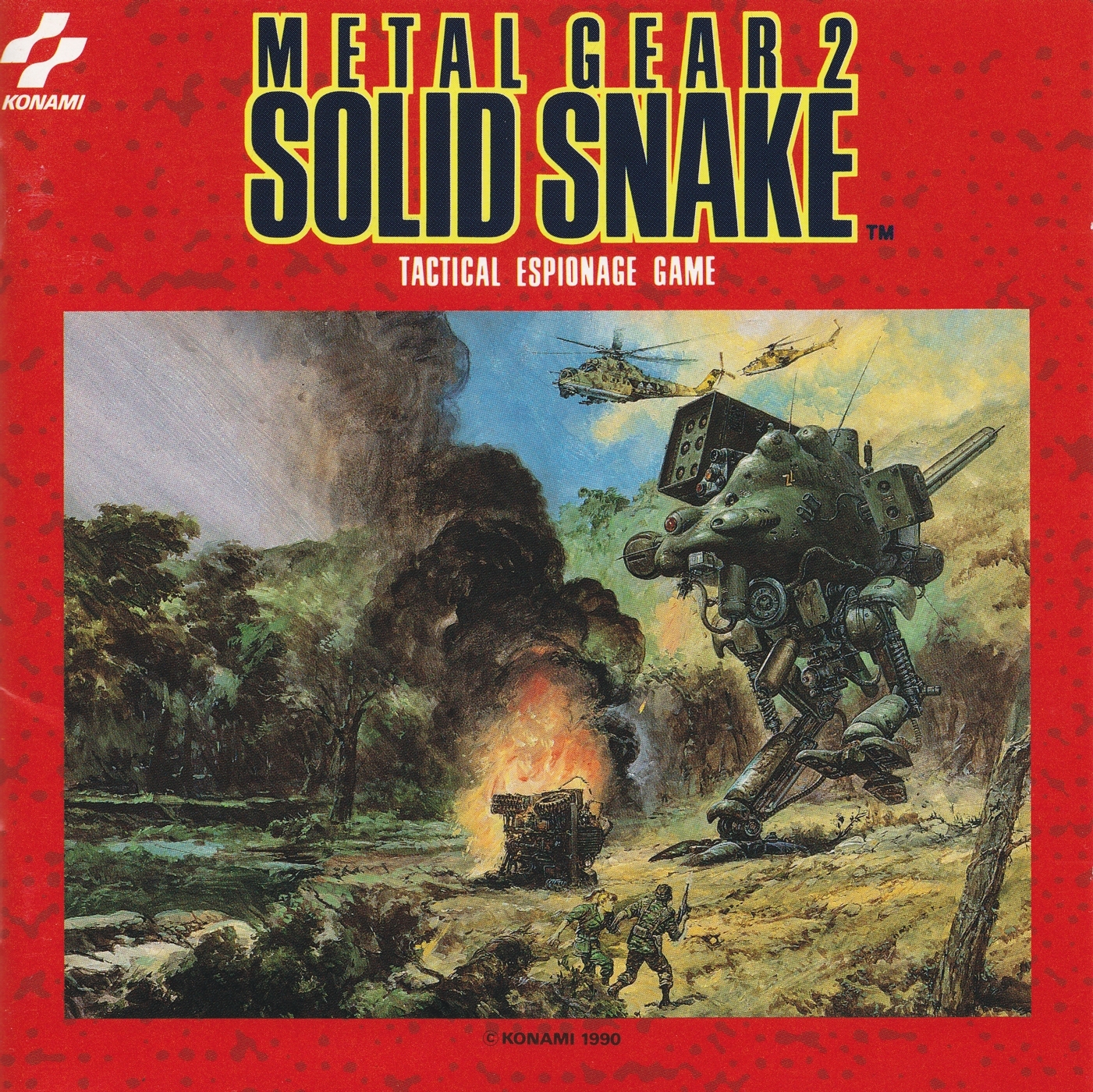 Metal Gear 2: Solid Snake Original Soundtrack cover