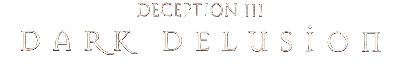 Deception III: Dark Delusion logo