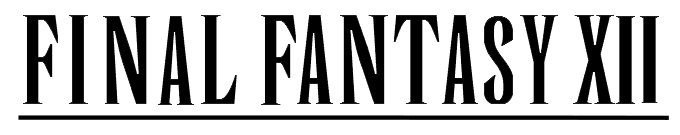 Final Fantasy XII logo