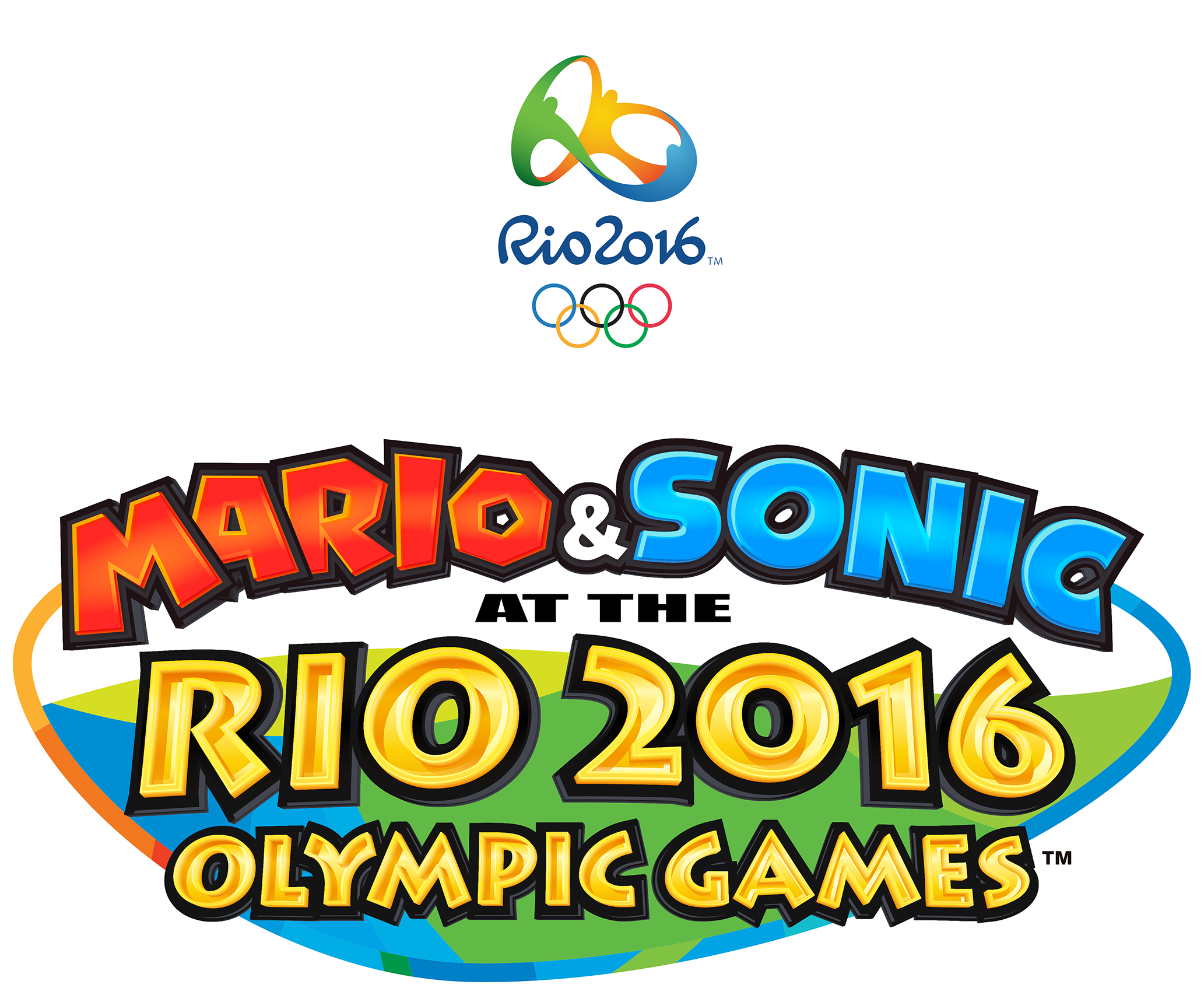 Mario & Sonic at the Rio 2016 Olympic Games logo