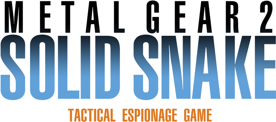 Metal Gear 2: Solid Snake logo