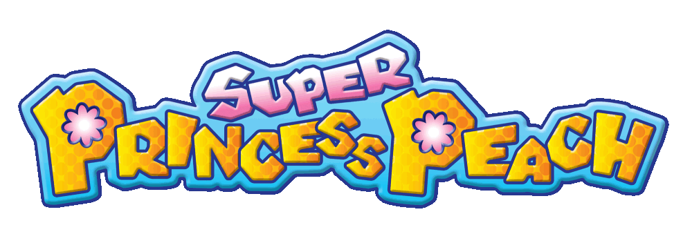 Super Princess Peach logo