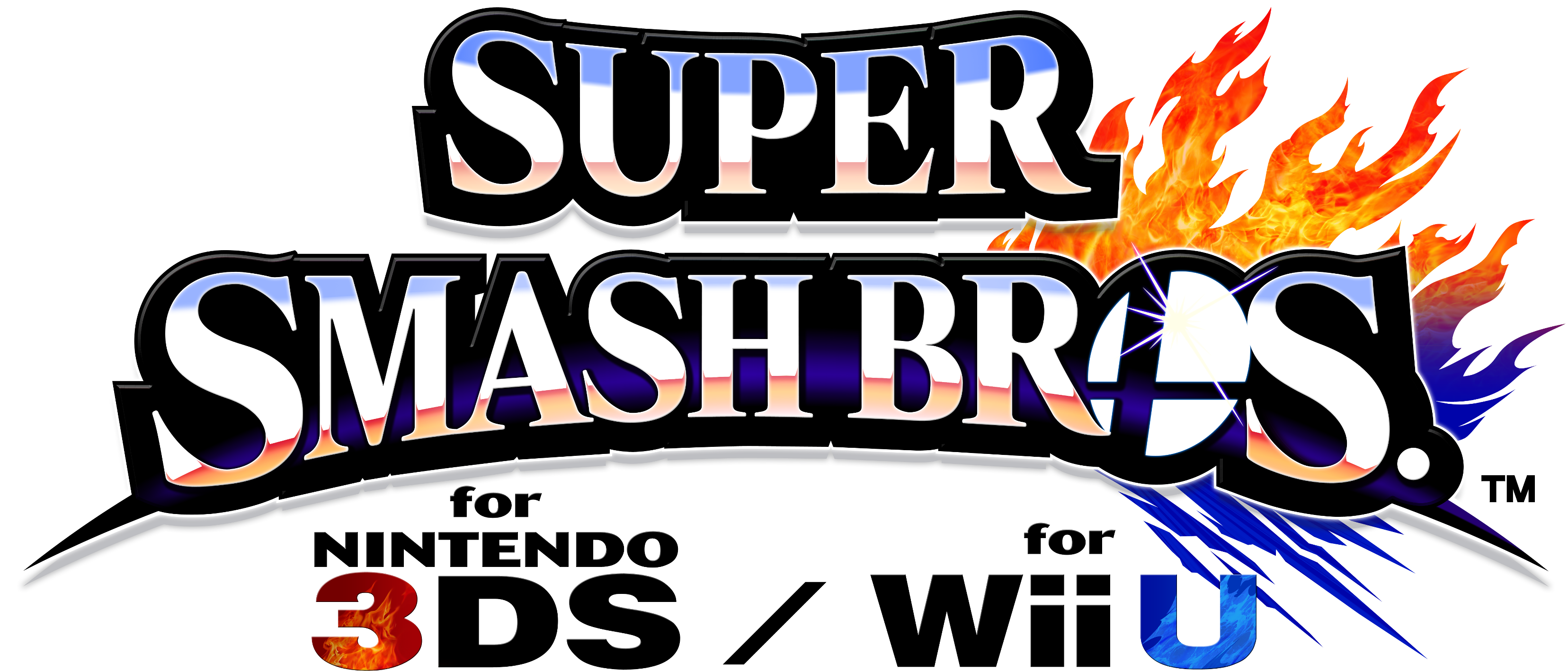 Super Smash Bros. for Nintendo 3DS and Wii U logo