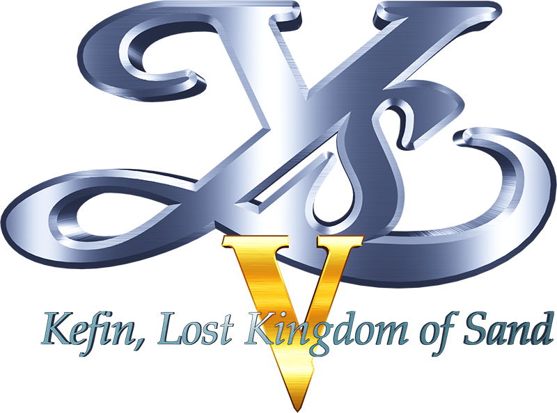 Ys V: Lost Kefin, Kingdom of Sand logo